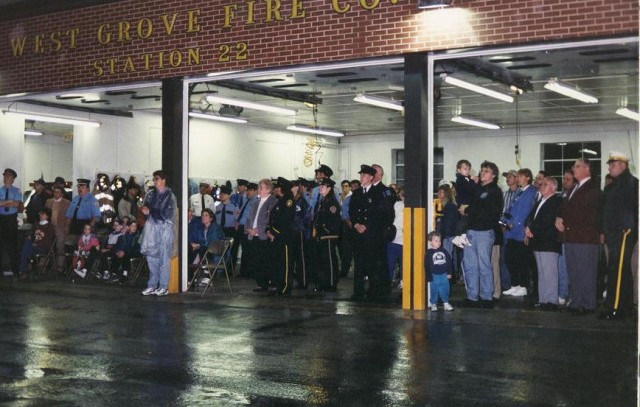 It was a bit wet the night of the 1998 Housing